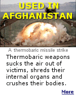 Thermobaric weapons, or vacuum bombs, were first combat-tested by the Soviet Union in Afghanistan in the 1980s and their use by Russia against civilians in Chechnya in the 1990s was condemned worldwide.